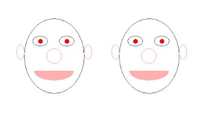 Drawing Face by using Java Applet