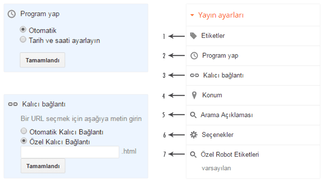 Blogger Yönetim Paneli Hakkında Bilgiler