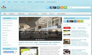 DesignPro 3 Column Blogger Template