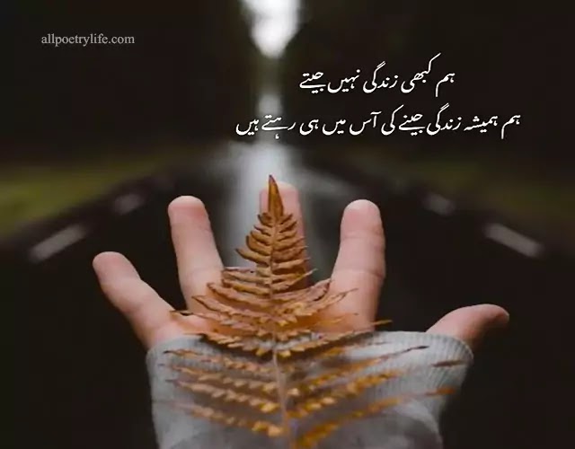 Best Deep Poetry In Urdu | Sad Deep Shayari In Urdu Text