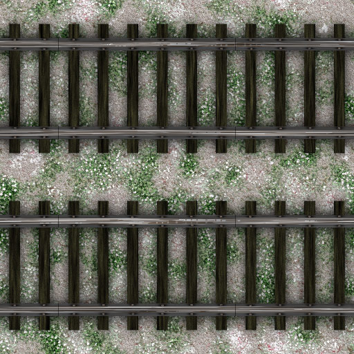 Tracks Seamless Tiling Pattern 4