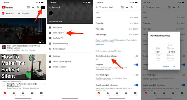 How to use YouTube's Take a Break feature