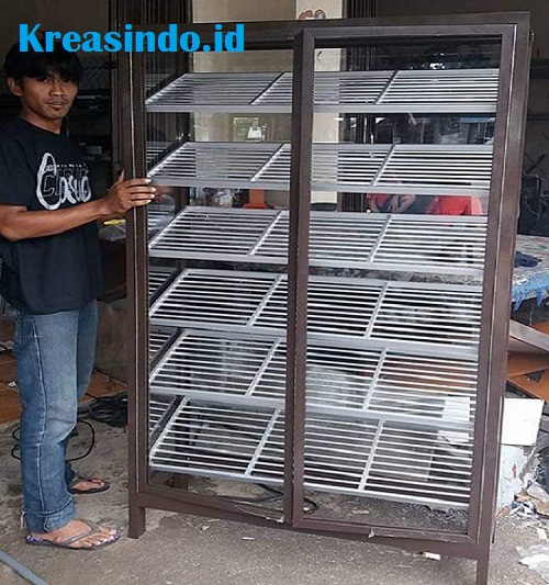 Jasa Rak Sepatu Aluminium Minimalis, Hasil Kuat dan Tahan lama