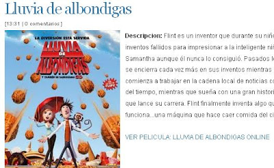 pelicula lluvia de albondigas