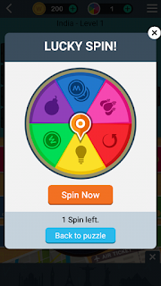 You have been giving a lucky spin 