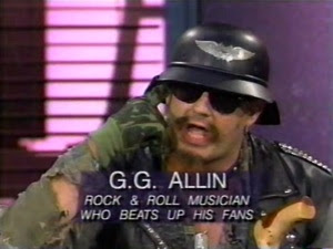 GG Allin rock n roll musician who beats up his fans #PMRC PunkMetalRap.com