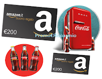 Logo Concorso ''Vinci con gusto'': in palio 200 buoni Amazon da 200€ e 50 Frigobar 50' Style Smeg