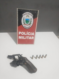 Polícia Militar apreende mais uma arma de fogo em São Bento