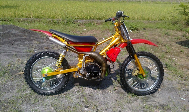 satria 2 tak modif trail