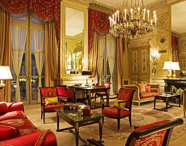 luxury hotels in Paris.