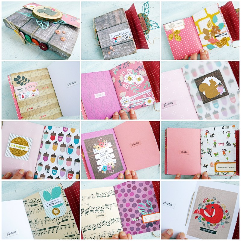 Creare un Mini Album scrap per l'Autunno - DIY Autumn Mini album – Sizzix Big Shot