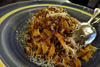 No Menu, tagliatelle bolognese