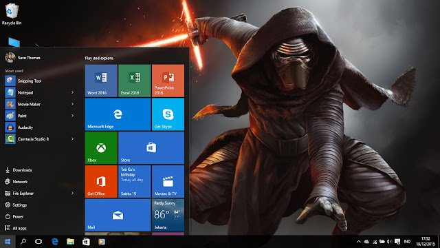 Star Wars - The Force Awakens Theme Windows 8 and 10