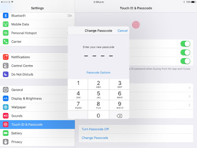 Mengubah pascode 6 digit ke 4 digit di iOS 9