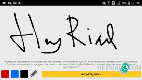 Cara Membuat Tanda Tangan Elektronik Di Android