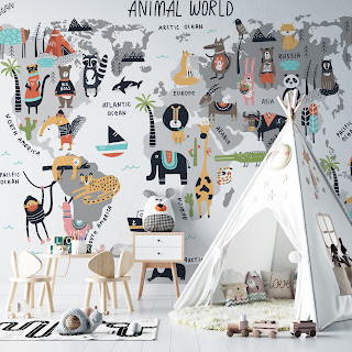 Animal World wallpaper for walls | Giffywalls