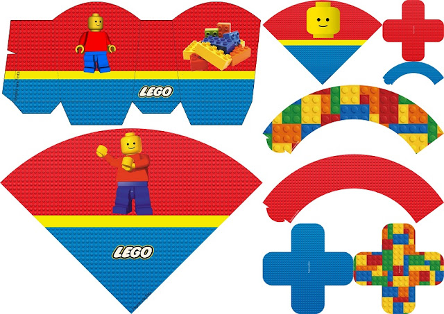 Lego Party: Free Printables Boxes and Free Party Printables.