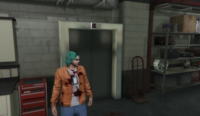 GTA 5 Online Mansion Property Garage Lift