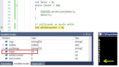 Instrucción While de C#