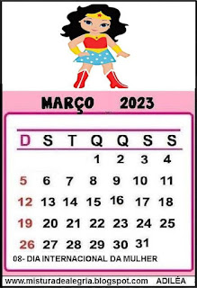 Calendário de 2023 ilustrado