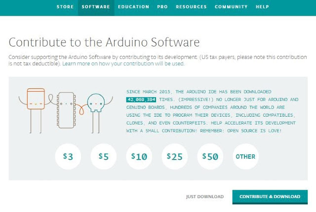 aplikasi ide arduino