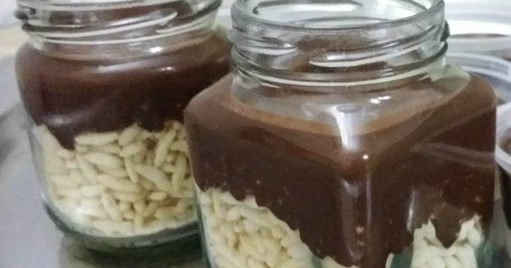 Resepi Coklat Rice Bubble In Jar Paling Mudah  Blogopsi