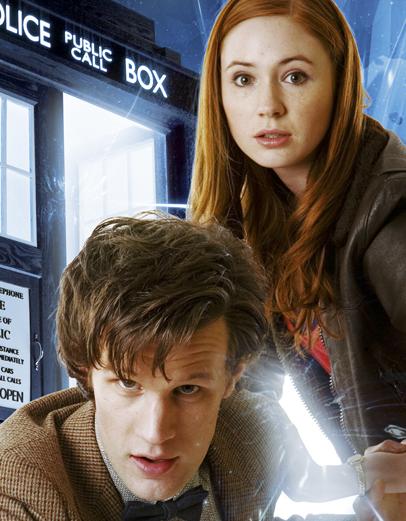 Arthur Darvill is her love interest Rory Williams and there are also scary