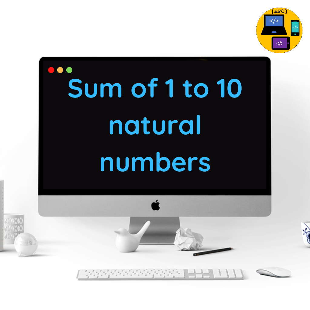 Sum of first10 natural numbers || do while loop || C Programming