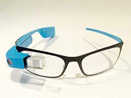 Google Glass Explorer Edition XE-C 2.0 with Frames RX Rocker Style Bundle Package (Sky Blue)