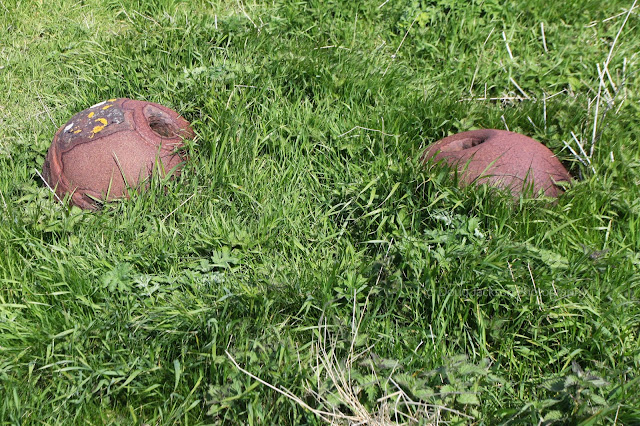 Floats from submarine nets 