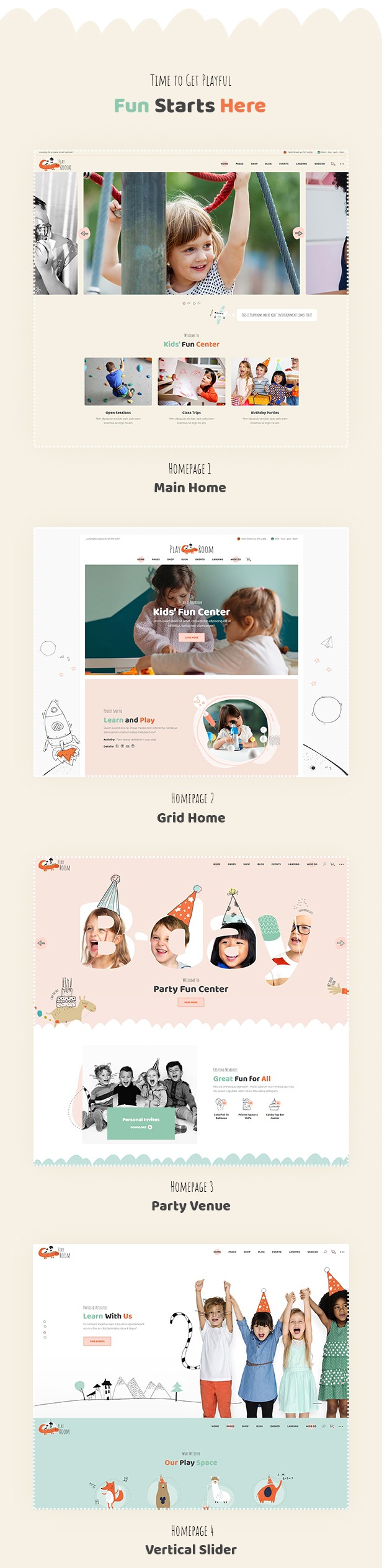 Kids WordPress Theme