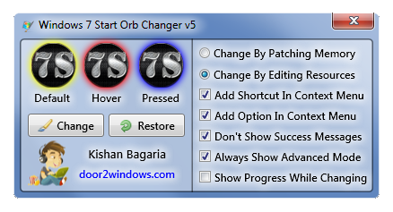 Windows 7 Start Orb Changer v5: melhor ferramenta para mudar a sua Orb Iniciar