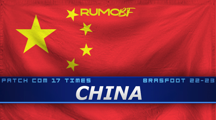 Campeonato Chinês para Brasfoot 2023