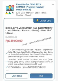 paket bimbel online cpns terbaik