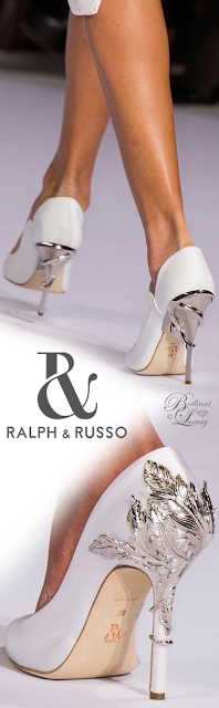 Ralph & Russo white Eden Eve pump #brilliantluxury