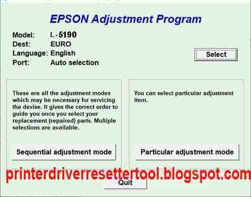 Epson l5190 resetter keygen Update Version free download 2021