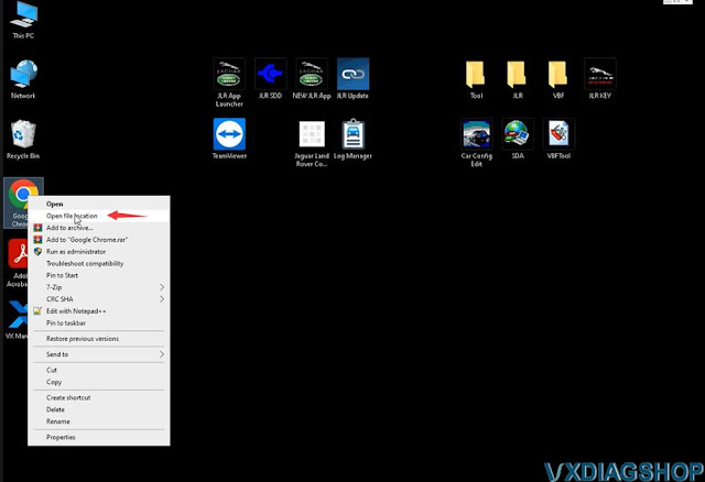 Change VXDIAG HDD Tampered Browser Homepage 2