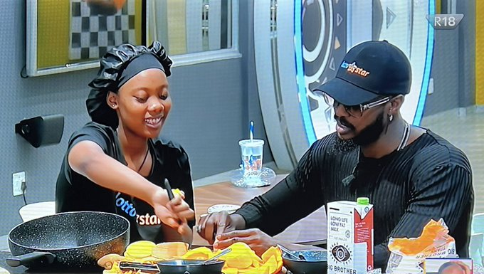 BBTitan: Here's what Yemi told Blue Aiva that made her blush