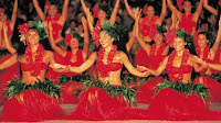 Tahitian Dancers On Costume