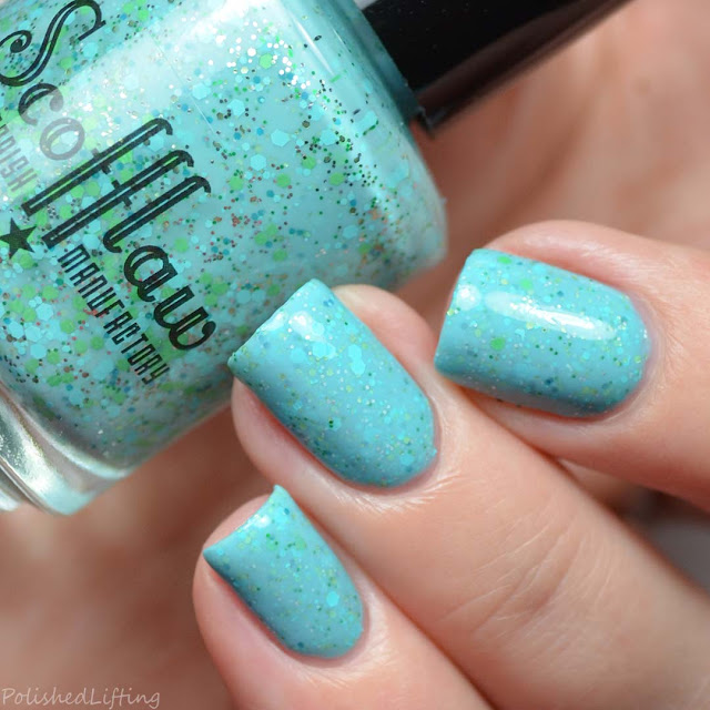 aqua crelly nail polish