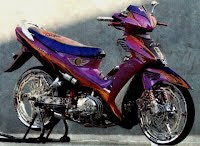 modifikasi motor honda supra 125-x