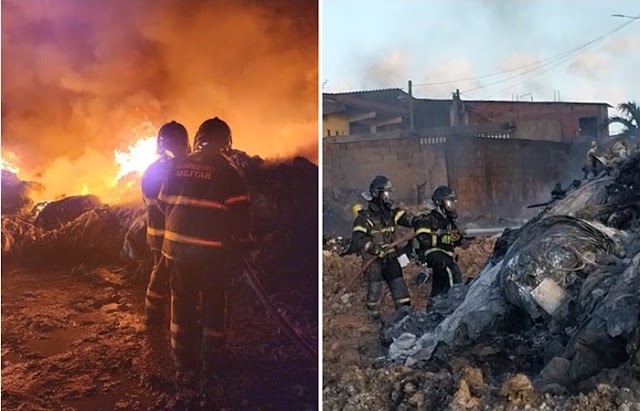 Incêndio em fábrica em Camaçari é controlado por bombeiros; saiba detalhes