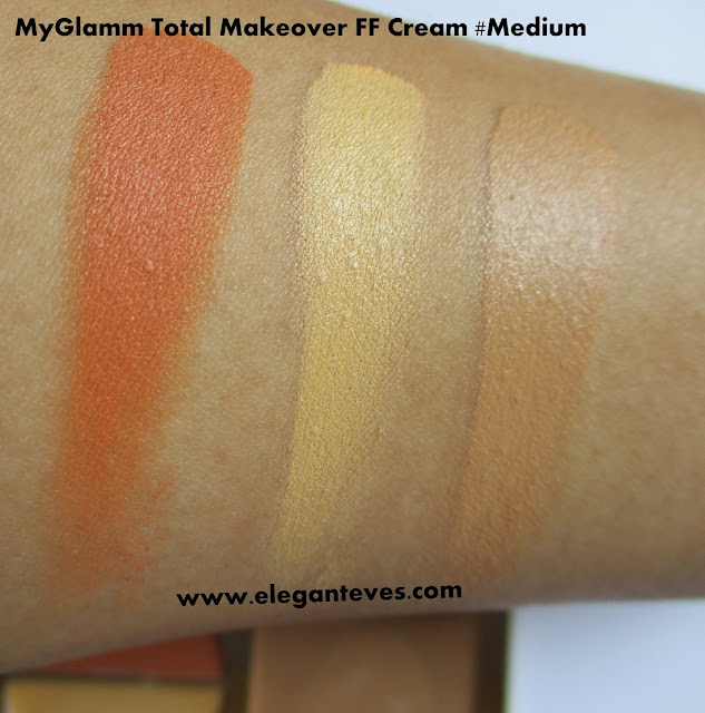 MyGlamm Total Makeover FF Cream medium review swatch