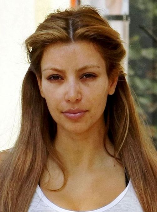 kim kardashian without makeup 2011