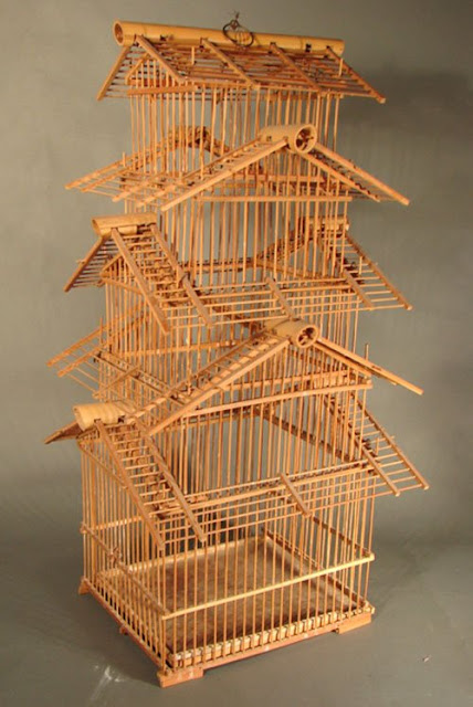 Bamboo Bird Cages5