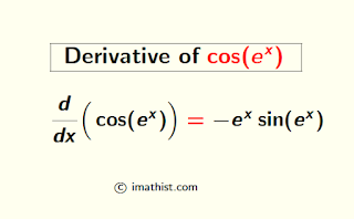 Derivative of cos e^x