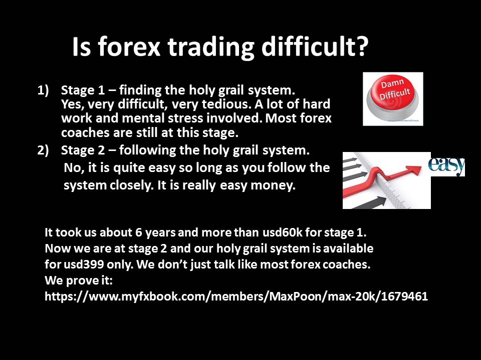 forex is very difficult