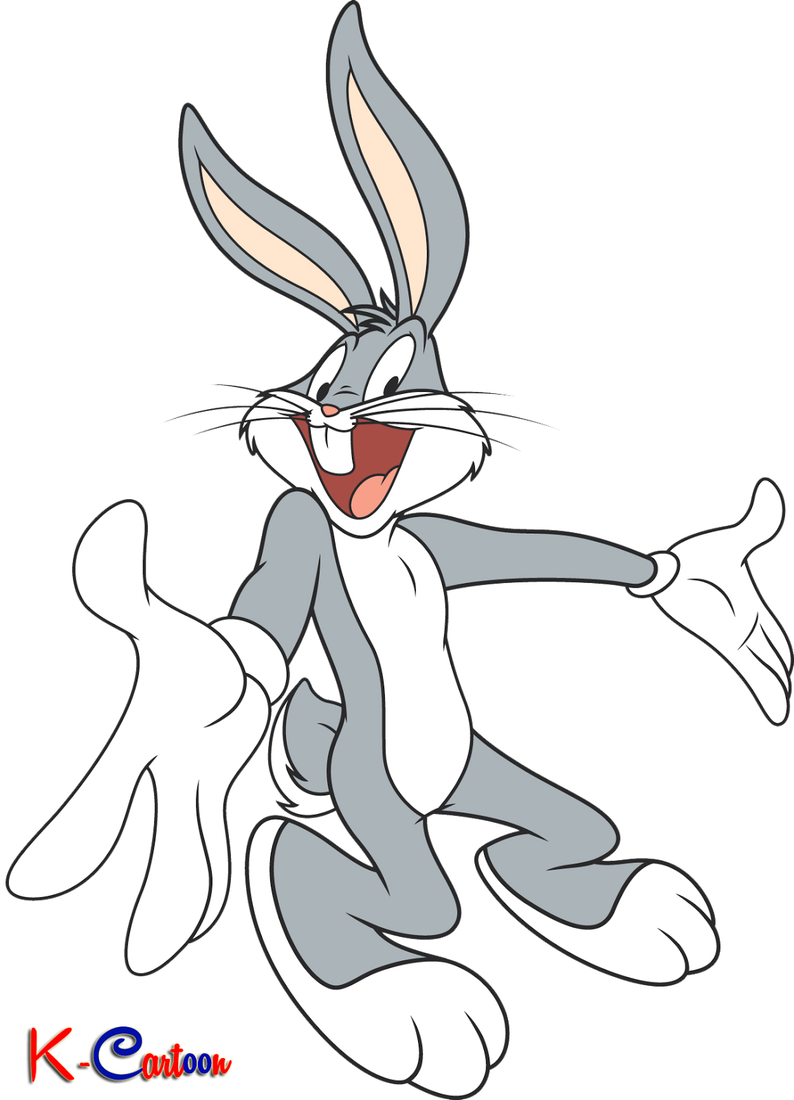 Gambar Gerak dan Vektor Bugs Bunny Terbaru Lucu Sangat - K 