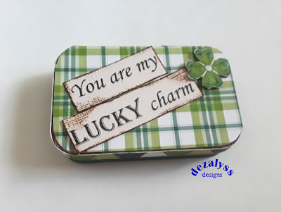 St Patrick's Day Altoid Tin