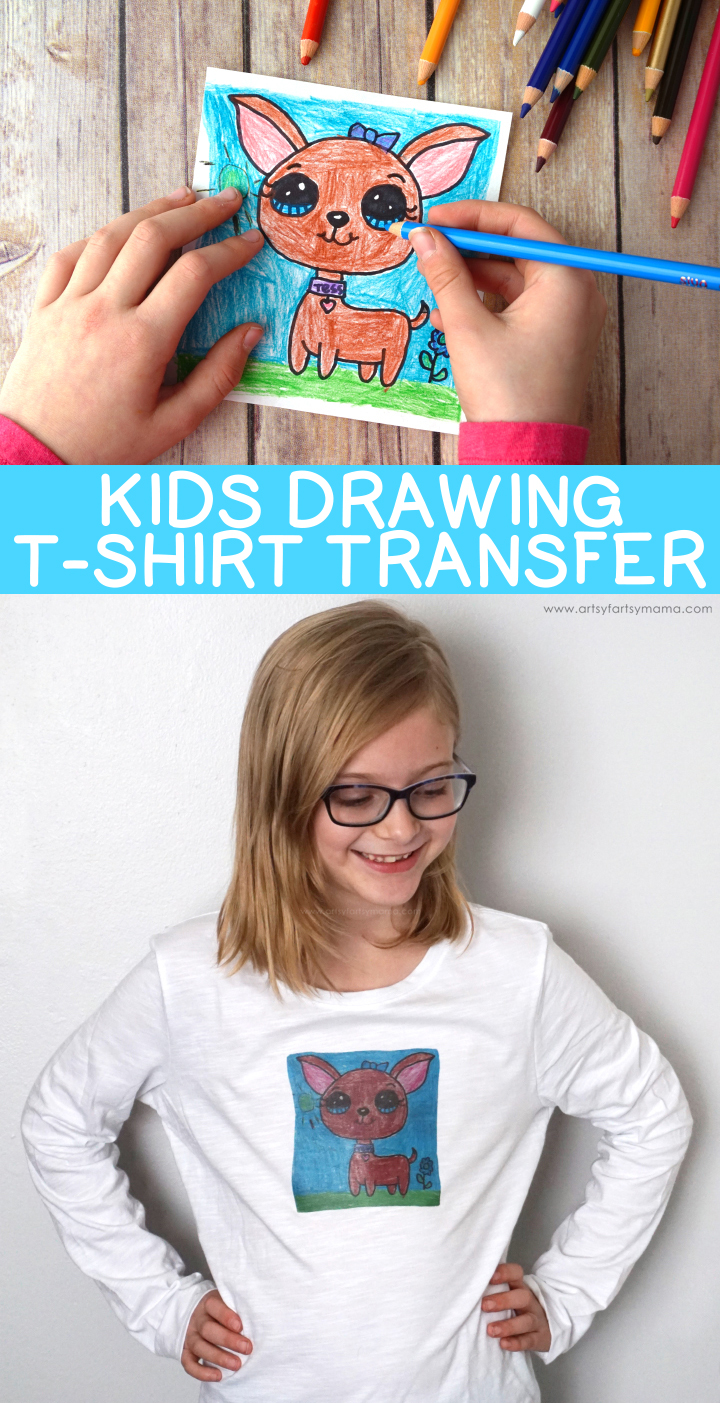 Kids Drawing T-Shirt Transfer